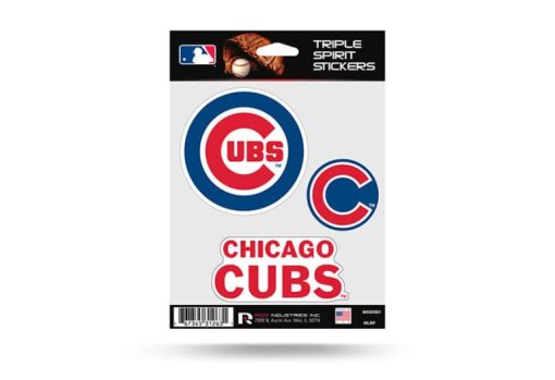 Chicago Cubs Window Decal Set Sticker Officially Licensed MLB