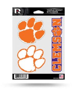 Clemson Tigers Window Decal Sticker Set Officially Licensed