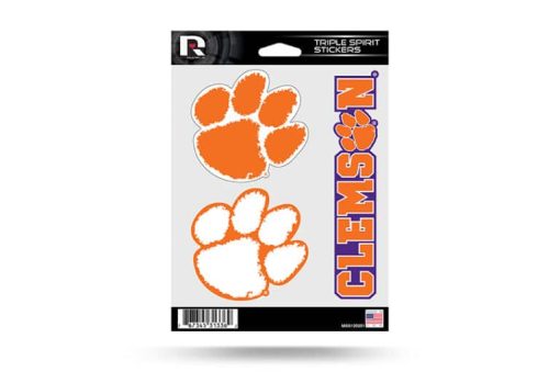Clemson Tigers Window Decal Sticker Set Officially Licensed