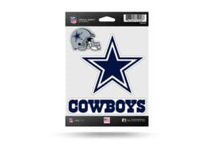 Dallas Cowboys Window Decal Sticker Set Officially Licensed NFL