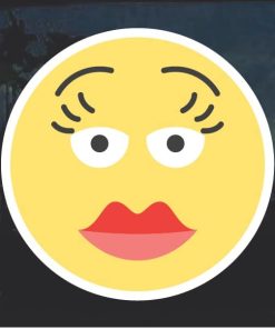 Emoji Female Lips Decal Sticker