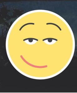 Emoji Sexy smile Decal Sticker