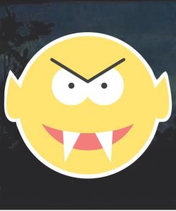 Emoji vampire Decal Sticker