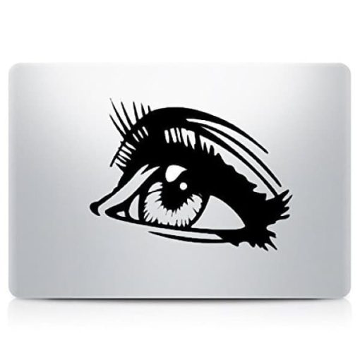 Eye Lashes Laptop Decal Sticker