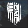 GMC Weathered Flag Decal Sticker