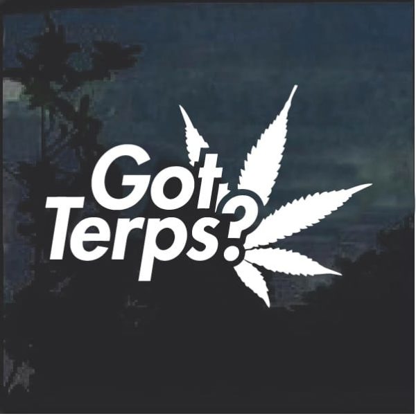 Got Terps Marijuana Cannabis Window Decal Sticker