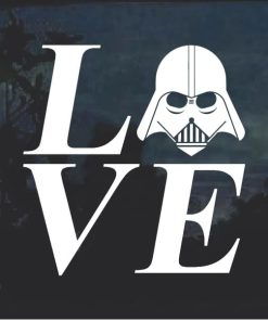 I love Darth Vader Star Wars Window Decal Sticker