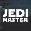 Jedi Master Star Wars Window Decal Sticker