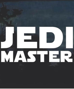 Jedi Master Star Wars Window Decal Sticker