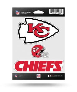 Kansas City Chiefs Window Decal Sticker Set Officially Licensed NFL