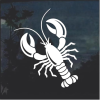 Lobster window decal Sticker