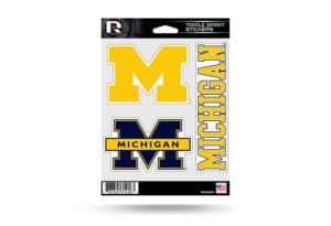 Michigan Wolverines Window Decal Sticker Set Officially Licensed