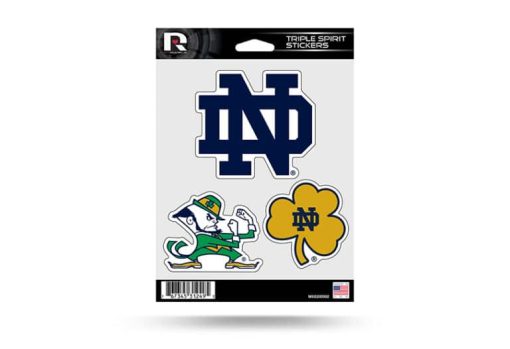Notre Dame Fighting Irish Window Decal Sticker Set Officially Licensed