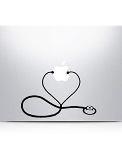 Nurse Stethoscope Laptop Decal Sticker