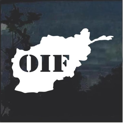 OIF Window Decal Sticker