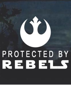 Protected by Rebels Window Decal Sticker