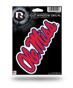 University of Mississippi Ole Miss Window Decal Sticker Officially Licensed