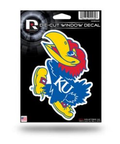 KU Jayhawks Window Decal Sticker Officially Licensed