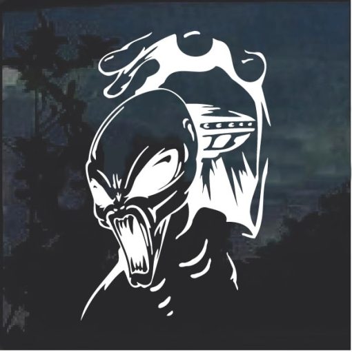 Alien and UFO Decal Sticker