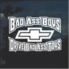 Bad Ass Boys Chevy 2 Window Decal Sticker