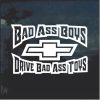 Bad Ass Boys Chevy 3 Window Decal Sticker