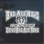 Bad Ass Boys Dodge 2 Window Decal Sticker