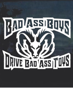 Dodge Bad Ass Boys 3 Window Decal Sticker - Dodge Decal Sticker
