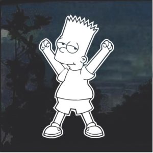 Bart Simpson 1 Window Decal Sticker