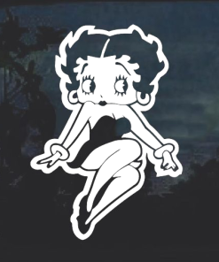 Betty Boop 2 - Cartoon Decal Sticker