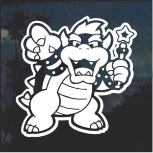 Bowser v2 Window Decal Sticker