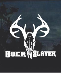 Buck Slayer Window Decal Sticker