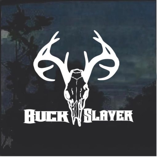 Buck Slayer Window Decal Sticker
