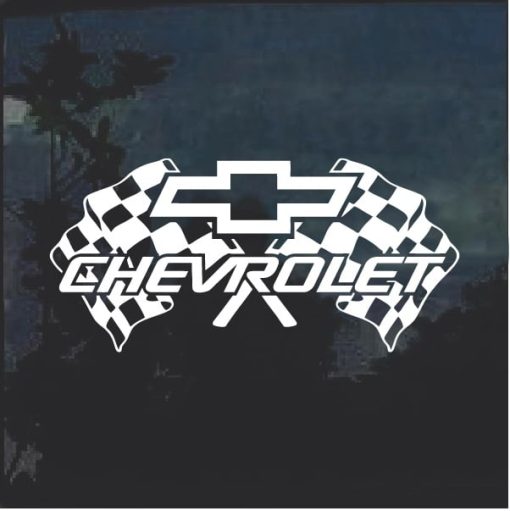 Chevrolet Racing Window Decal Sticker