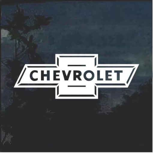 Chevy Bowtie Classic Window Decal Sticker