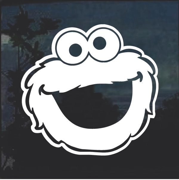 Cookie Monster Window Decal Sticker