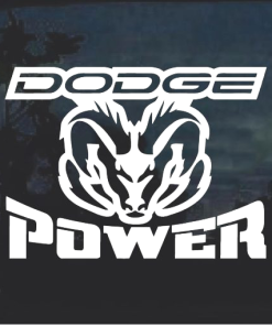 Dodge Power Window Decal Sticker - Dodge Decal Sticker
