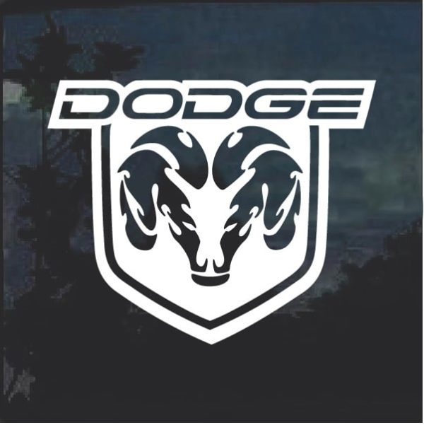 Dodge Shield Window Decal Sticker