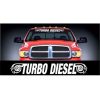 Dodge Turbo Diesel Windshield Banner Decal Sticker