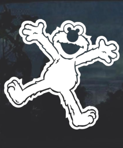 Elmo v2 - Cartoon Decal Sticker