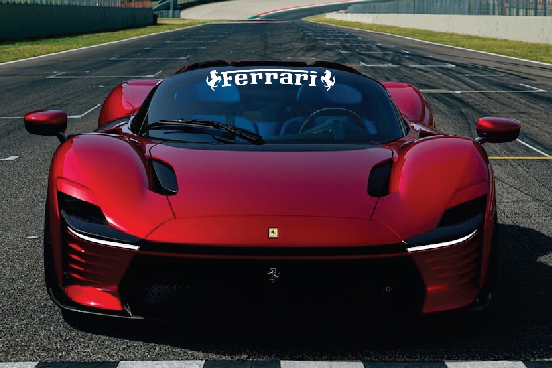 Ferrari Windshield Banner Decal Sticker | Custom Made In the USA | Fast ...