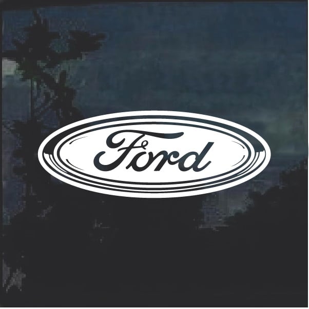 Original Ford Pflaume Logo USA Holografik Glitzer Aufkleber Sticker Decal 2  St. 
