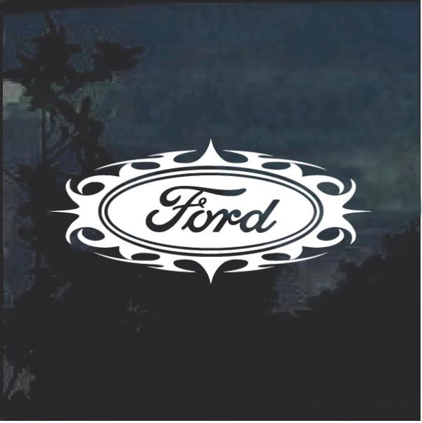 Ford Oval Tribal 1 Window Decal Sticker