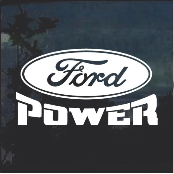 Ford Power Window Decal Sticker