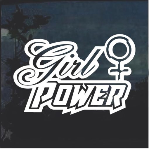Girl Power v1 Window Decal Sticker