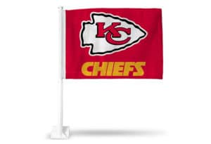 Kansas City Chiefs Arrowhead Red Car Flag