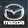 Mazda emblem Window Decal Sticker