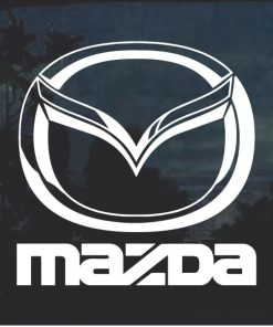 Mazda emblem Window Decal Sticker