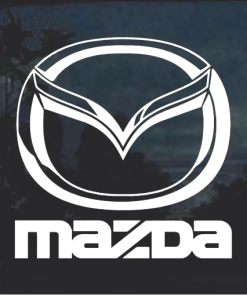 Mazda emblem window decal Sticker