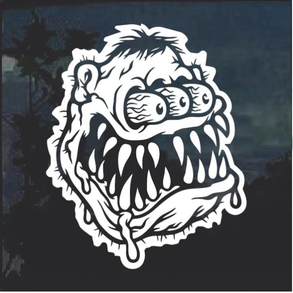 Monster Head Ratfink Window Decal Sticker D2 | Custom Made In the USA ...