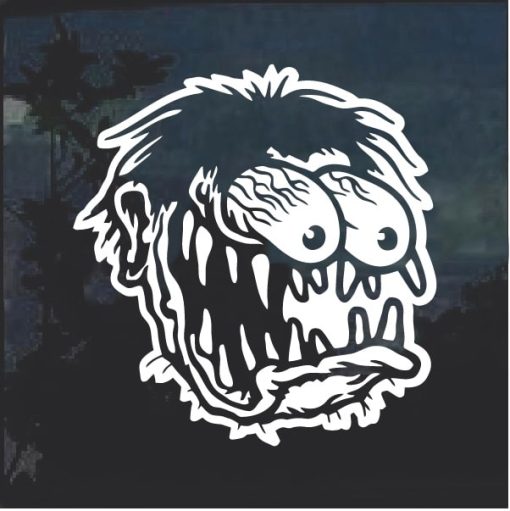 Monster Head Ratfink 4 Window Decal Sticker